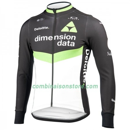 Maillot 2017 Dimension Data Manches Longues N001